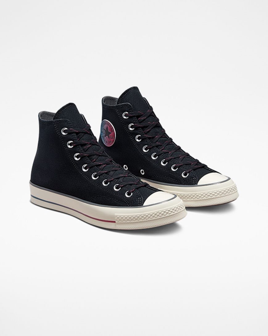 Tenisi Inalti Barbati Converse Chuck 70 Color Fade Negrii Gri | RO SULKR941